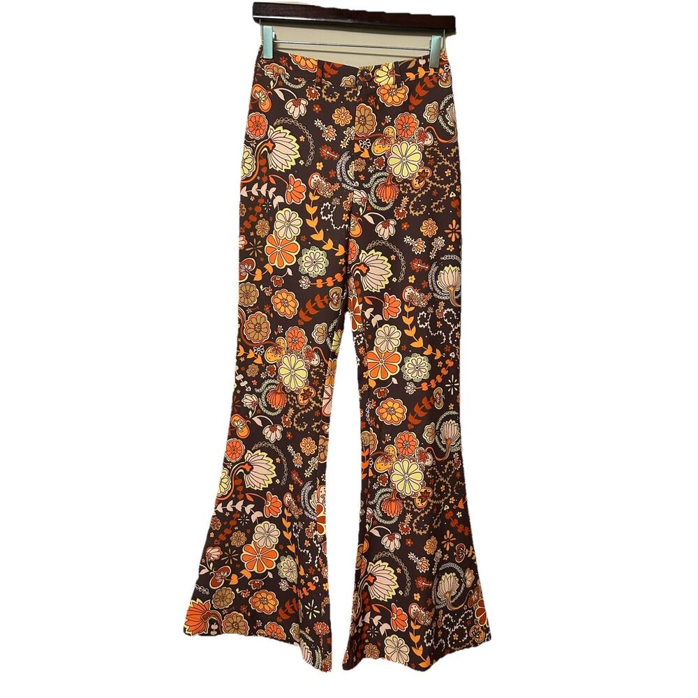 Hippie Shake Harlow Retro Flare Pants Hippie Disco Size 8